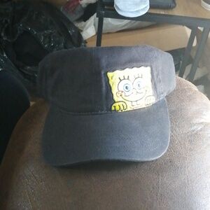 🍁Spongebob squarepants black cap unisex